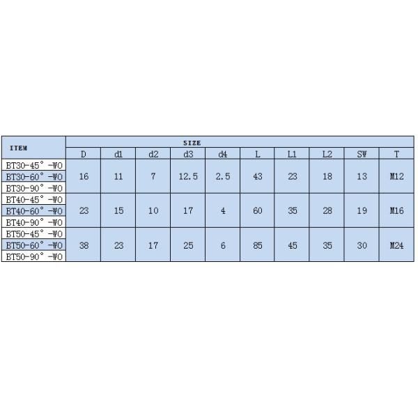 BT Machine tool pull Machine 45 Degree Pull Stud For Cnc Tool Holder Adaptor