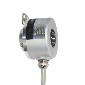 China NPN High Level Efficiency Optical Rotary Encoders Hollow Shaft 12mm 3600ppr K50 factory