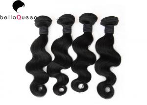 China 7A Grade Brazilian Virgin Human Hair Body Wave , Unprocessed Tangle Free Human Hair Weave factory