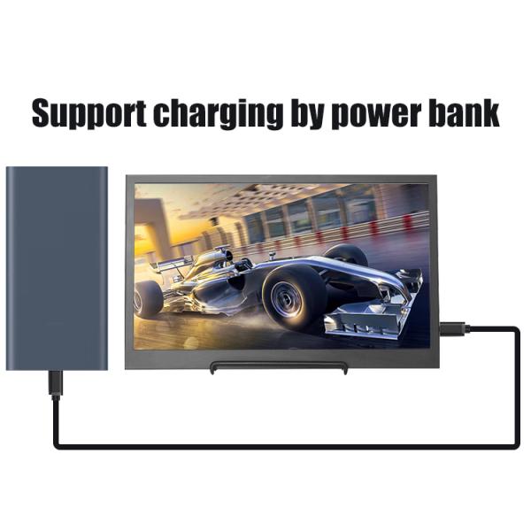 Polcd Type C IPS LED Embedded 4K Portable Computer Monitor For Laptop Gaming