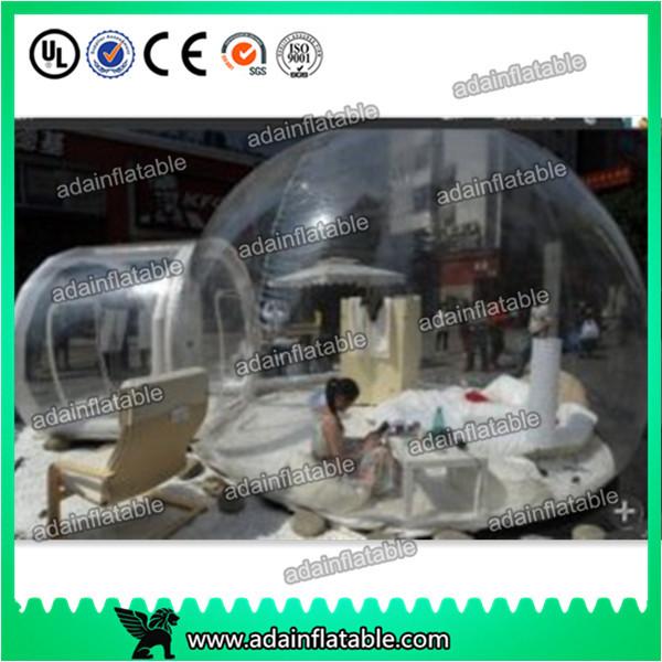 China New Brand Clear Inflatable Tent , Inflatable Crystal Bubble Tent for Outdoor Camping factory