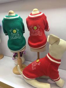 China  				Design Cute Knitting Holiday Pet Clothing Christmas Dog Sweaters 	         on sale