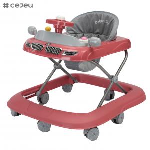 China Foldable Baby Walker with Universal Wheels Easy Convertible Baby Walker factory
