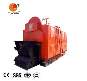 China Horizontal Biomass Fired Steam Boiler , Wood Fired Hot Water Boiler 1-20 T/H Rated Output factory