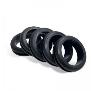 China Black Silicone Rubber Grommet With Excellent Chemical Resistance on sale