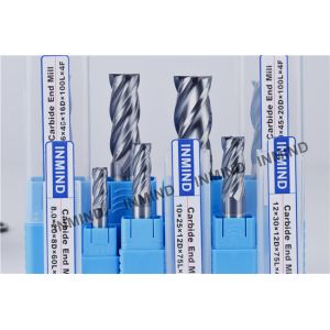 Buy cheap 16*100L*4F , Dia 16mm , TiAlN Coating , AOL 100mm carbide end mill bits 4 Flute from wholesalers