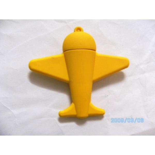 PVC plane usb flash drive customized logo printing for free