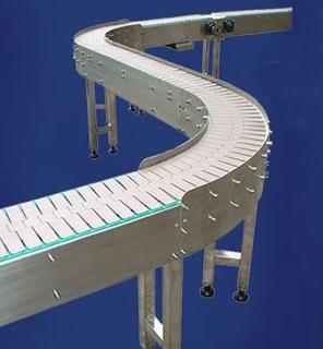 China Customized slat conveyors side flex transmission system moduline belts conveyors for bottle filling lines competitive factory