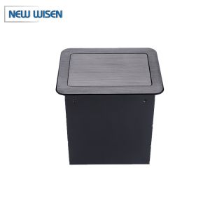 China Office Worktop Hydraulic Pop Up Socket Media Network Pop Up Box ODM factory