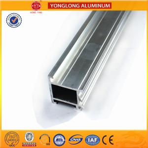 China Colored Rectangular Aluminum Heatsink Extrusion Profiles , Extruded Aluminum Window Frame factory