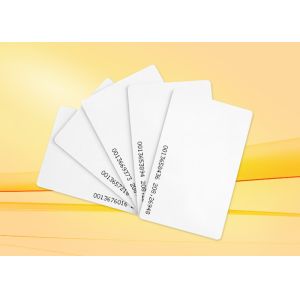 Security Thick PVC ID Card , Blank employee proximity card for Access Control