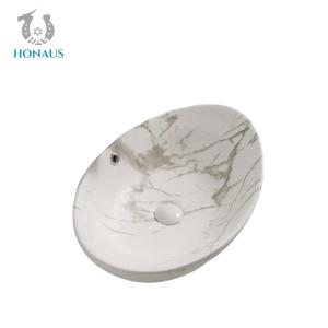 China Luxurious Household Marble Effect Countertop Basin 600mm Countertop Basin factory