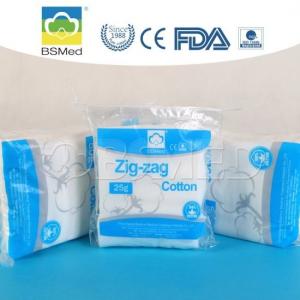 China China Supply Wholesale Ce Approved Medical Bleached Absorbent Zig-Zag Cotton on sale