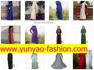 China High quality printedfashionable silk women muslim long skirt on sale