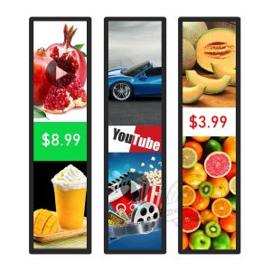 China Interactive Bar Stretched Bar Monitor Lcd Screen Panel Capacitive Touch Screen Multi Language Support factory