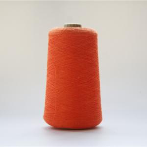 China Forest Orange Meta Aramid Fiber Yarn Fire Resistance Ne35/2 on sale