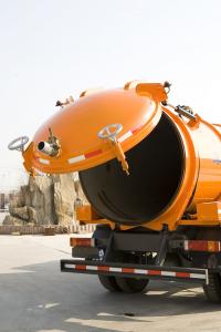China Sinotruk Howo7 16CBM Vacuum Pump Septic Tank Cleaning Truck Collecting Sewage Sludge factory