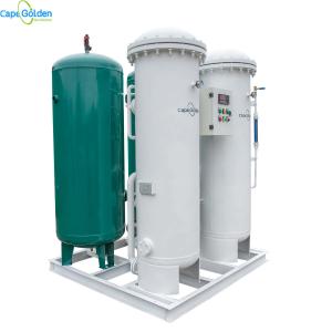 China Air Separator Plant 15 Nm3/H Medical Oxygen Generator 90~99% factory