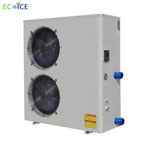 China Seafood Cylinder 2p Chiller Fish Pond Aquarium Industrial Water Cooled Water Chiller for water cooling with low price factory
