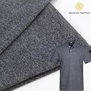 China Wear Resistant Solid Knit Fabric 165g Yarn Dyed Material For Polo Shirt factory