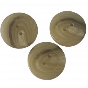 China 4 Hole Plastic Coat Buttons Brown Color 25mm Use For Coat Sweater Jacket factory