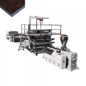 China SPC Flooring Sheet extrusion machine / Stone plastic compoiste flooring board line factory