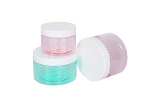 China 100ml / 150ml / 200ml Cosmetic Cream Jars Skin Moisture With Lid on sale