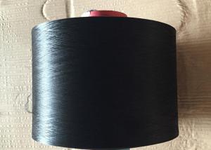 Black 100D / 144F SD DTY Polyester Yarn Filament Elastic Feature AA Grade