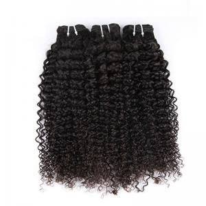China Natural Color Peruvian Body Wave Hair Bundles Curly Dancing And Soft 10" To 30" Stock factory