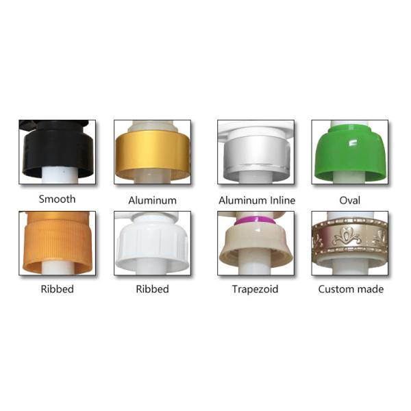 Smooth Closure Plastic Soap Dispenser Pump Electroplating