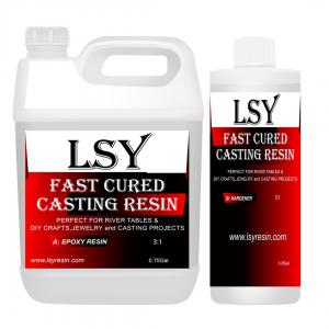 China LSY 3:1 Fast Cured Art & Craft Epoxy Casting Resin 1Gal Kit factory