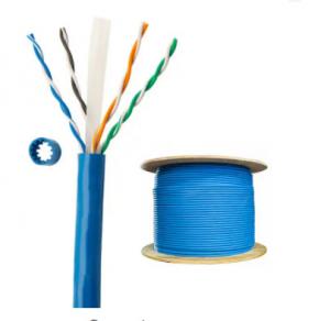 China IEC 11801 PE Sheath Cat6 Ethernet Cable 4 Pair 24AWG For Telecommunication factory