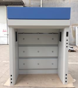 China All Steel Laboratory Fume Cabinet Walk-in Fume Cupboard CE certificated Floor Mounted Lab Fume Hood factory
