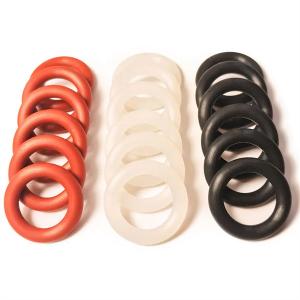China Mechanical Rubber Seal Ring Chemical Resistance Coloured Rubber O Rings factory
