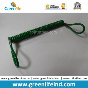 China Great Dark Green Plastic Retractable Lanyard Leash W/Loop Ends factory