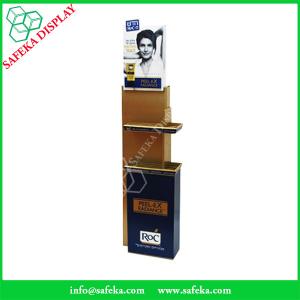 China Innovative pop displays Promotion cardboard makeup  display stand Custom beauty products floating shelf on sale