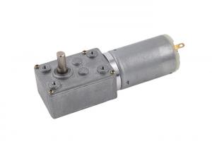 China 90 Degrees Double Shaft Worm Gear Motor 24V Cylinder DC Motor Motor diameter 31mm factory