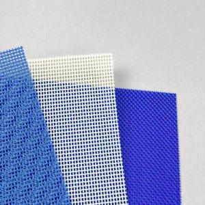 China White Embossing Polyester Mesh Conveyor Belt Plain Weave Linear Screen Cloth factory