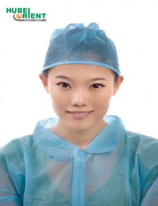 China Surgery Caps Disposable Non Woven Doctor Cap Surgical Head Cover Cap With Ties For Female on sale