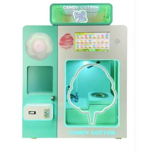 Automatic Floss Cotton Candy Vending Machine Exclusive Robotic Arm Sensing Chip