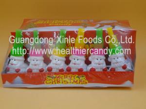 China Santa Claus Sweet Crispy Mini Chocolate Beans Multi Color Low Energy 7g * 24 Pcs factory