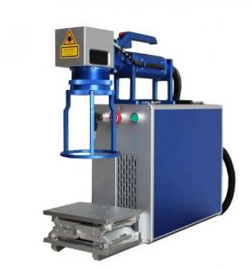 China Small Handheld Fiber Laser Marking Machine 20W Compact Laser Engraver For Metal factory
