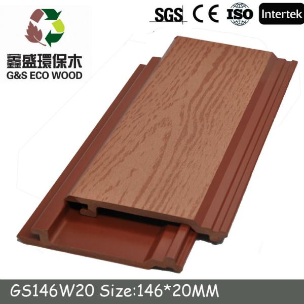 Non Slip WPC Wall Panel Exterior Salt Resistant Composite Wpc Exterior Cladding 2.2m