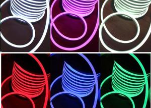 China PVC LED RGB LED Neon Flex Multi Color Changing 110V AC Input Voltage factory