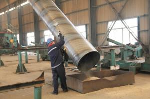 China Multifunctional Api 5l X65 LSAW Coated Steel Pipe factory