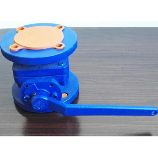 ANSI PTFE flange end cast iron ball valve