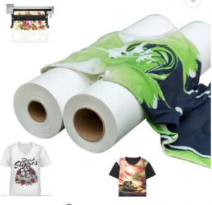 China 100gsm Sublimation Digital Printing Heat Transfer Paper Roll Jumbo For Polyester Fabric on sale