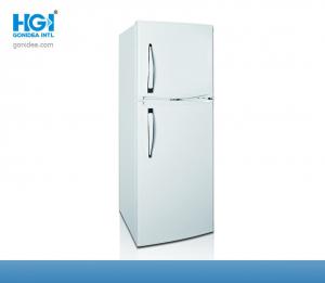 China 220 Liter Manufacturers Glass Door Top Freezer Refrigerator For Home factory