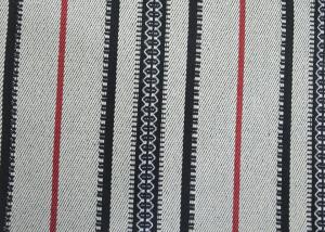China Home Decor Black And White Striped Outdoor Fabric Upholstery Material factory