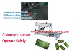 China Double Side PCB Depaneling Tool 4.0mm Thick With Electronic Eye Safe Sensor factory